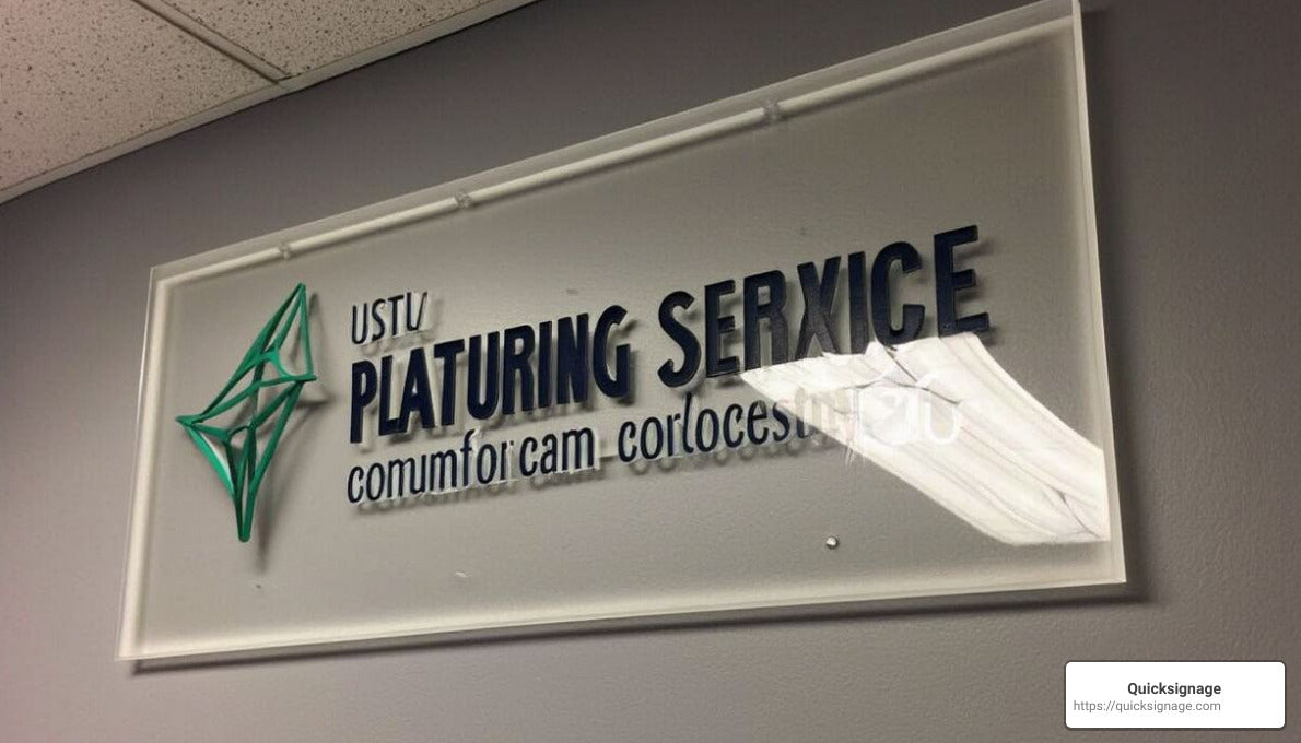 Acrylic Office Signs: Style Meets Functionality