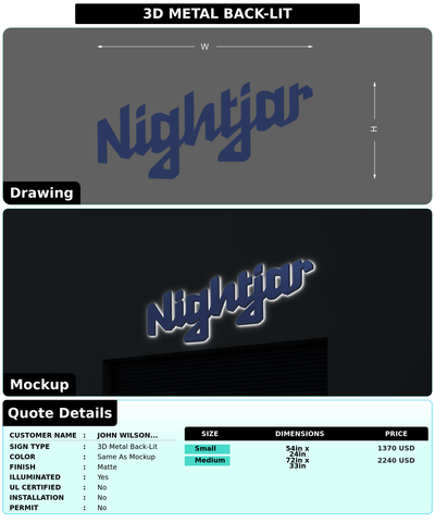 CUSTOM MOCKUP SIGN FOR John Wilson - Sign Craft Niantic, CT