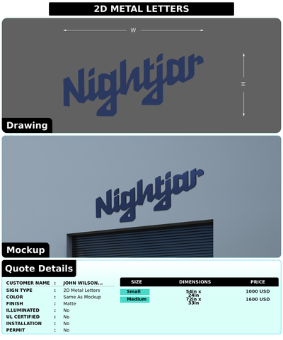 CUSTOM MOCKUP SIGN FOR John Wilson - Sign Craft Niantic, CT
