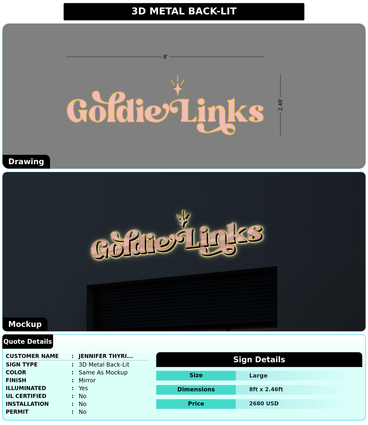 CUSTOM MOCKUP SIGN FOR Jennifer Thyrion