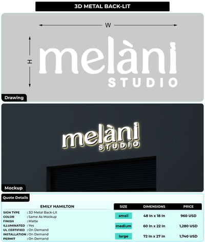 CUSTOM MOCKUP SIGN FOR Emily Hamilton