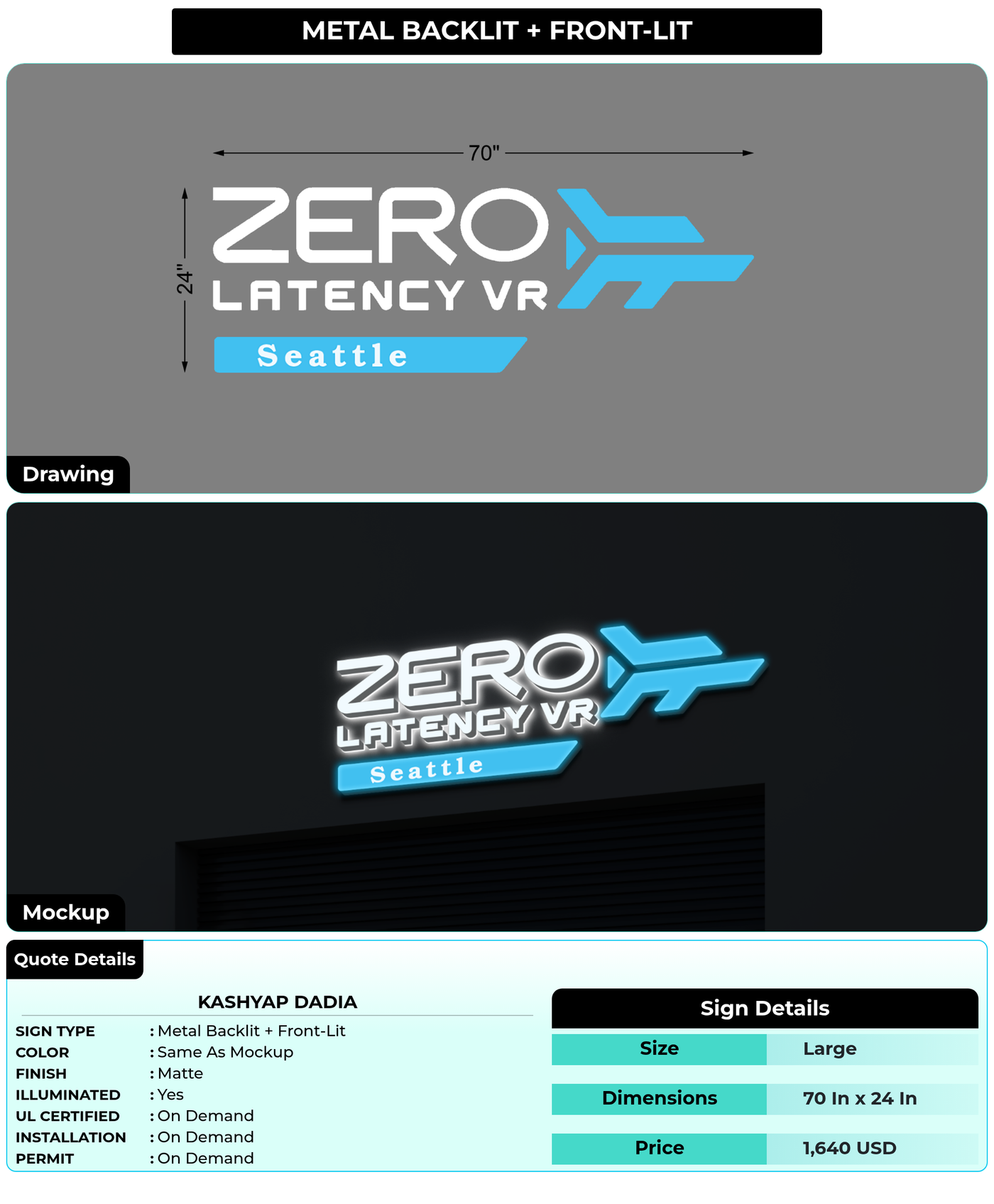 CUSTOM MOCKUP SIGN FOR Kashyap dadia