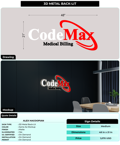 CUSTOM MOCKUP SIGN FOR Alex Hacoopian