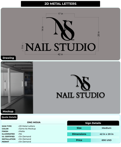 CUSTOM MOCKUP SIGN FOR Ong Moua