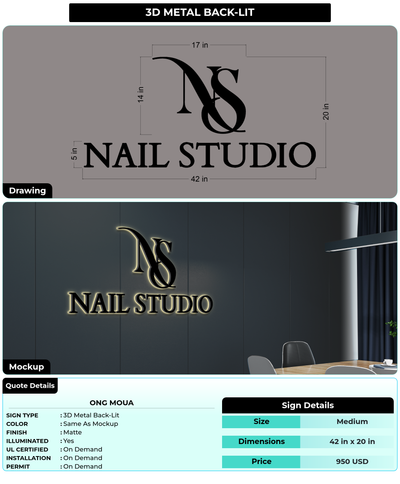 CUSTOM MOCKUP SIGN FOR Ong Moua