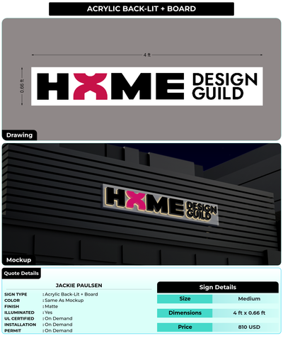 CUSTOM MOCKUP SIGN FOR Jackie Paulsen
