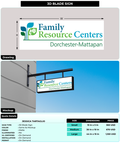 CUSTOM MOCKUP SIGN FOR Jessica Tartaglio