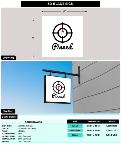CUSTOM MOCKUP SIGN FOR John Rowell