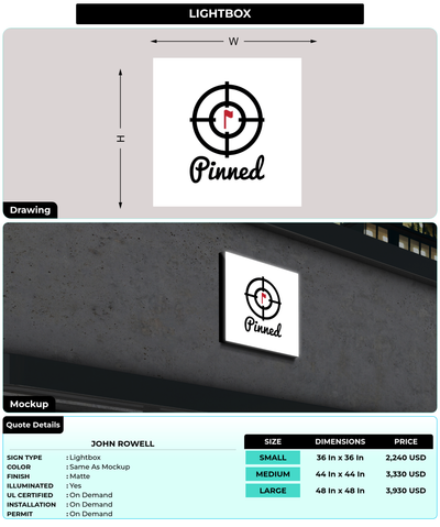 CUSTOM MOCKUP SIGN FOR John Rowell