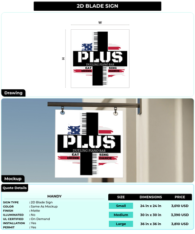 CUSTOM MOCKUP SIGN FOR Mandy