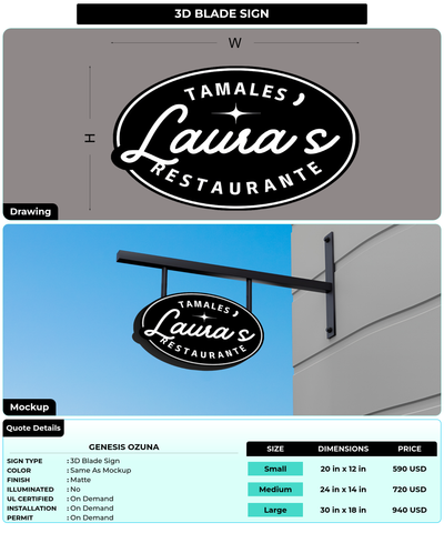 CUSTOM MOCKUP SIGN FOR Genesis Ozuna
