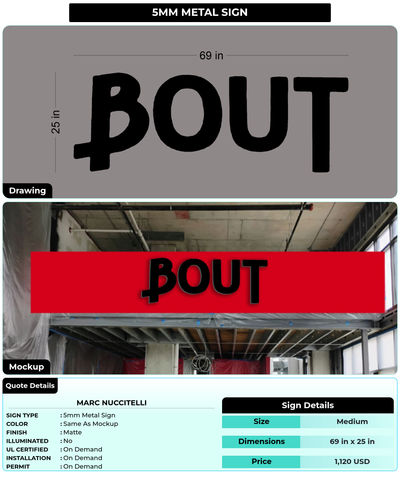 CUSTOM MOCKUP SIGN FOR Marc Nuccitelli