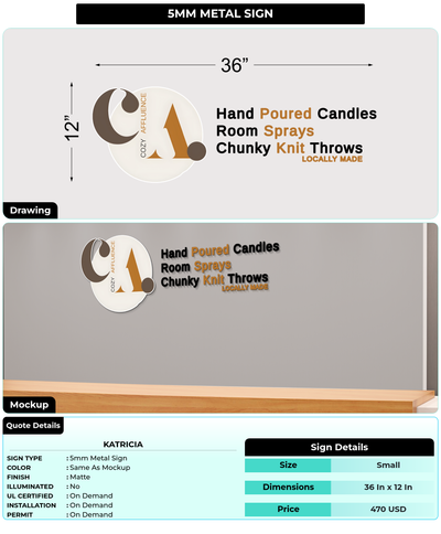 CUSTOM MOCKUP SIGN FOR Katricia