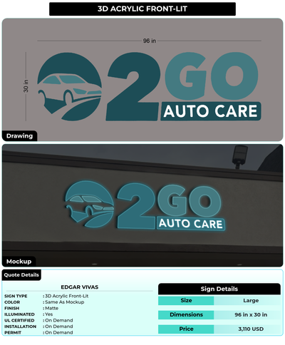 CUSTOM MOCKUP SIGN FOR edgar vivas
