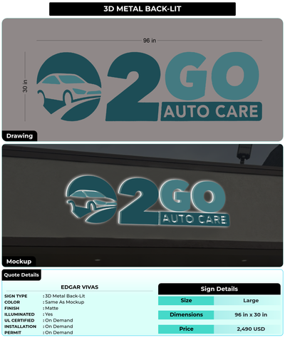 CUSTOM MOCKUP SIGN FOR edgar vivas