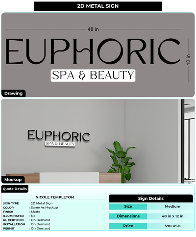 CUSTOM MOCKUP SIGN FOR Nicole Templeton