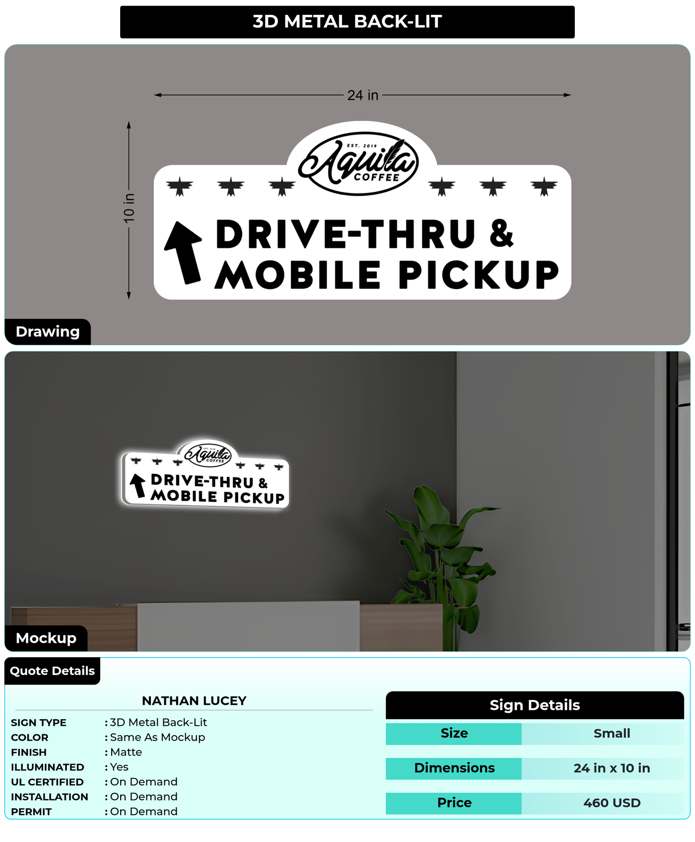 CUSTOM MOCKUP SIGN FOR Nathan Lucey