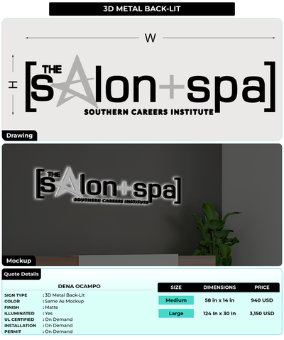 CUSTOM MOCKUP SIGN FOR Dena Ocampo