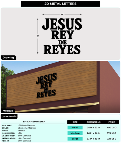 CUSTOM MOCKUP SIGN FOR Emily Membreno