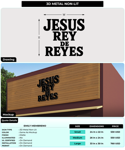 CUSTOM MOCKUP SIGN FOR Emily Membreno