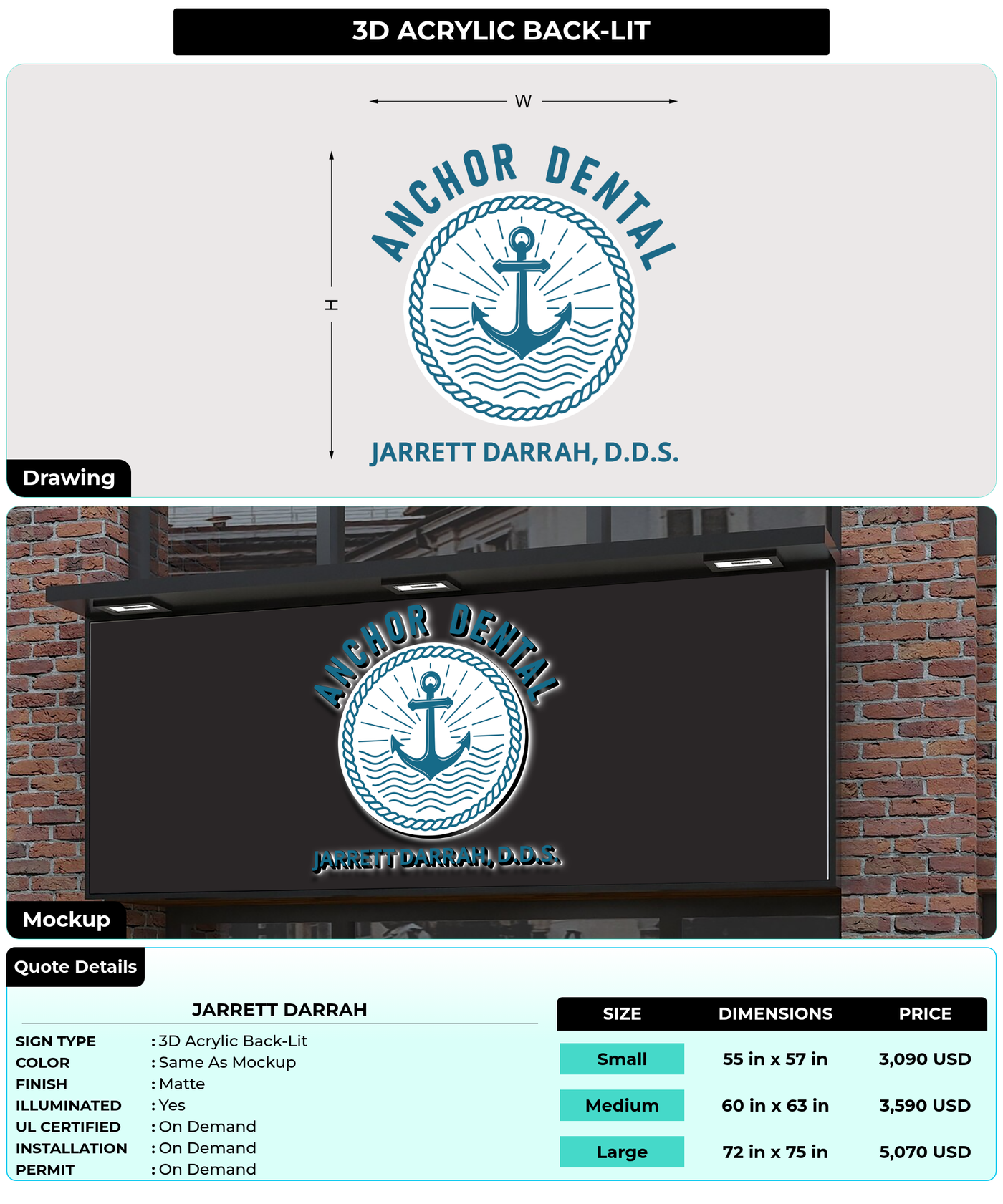 CUSTOM MOCKUP SIGN FOR Jarrett Darrah