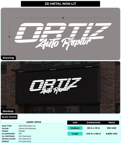 CUSTOM MOCKUP SIGN FOR mark ortiz