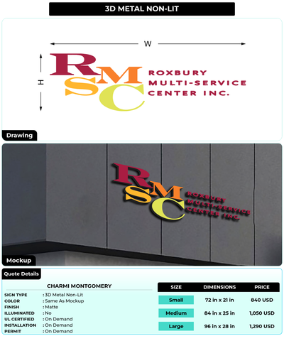 CUSTOM MOCKUP SIGN FOR Charmi Montgomery