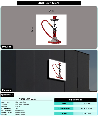 CUSTOM MOCKUP SIGN FOR Tofiq Muthana
