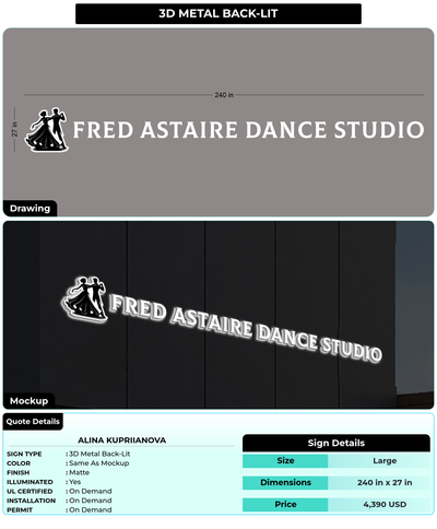 CUSTOM MOCKUP SIGN FOR Alina Kupriianova