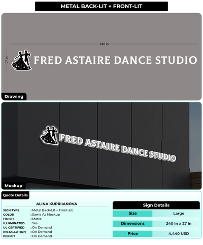 CUSTOM MOCKUP SIGN FOR Alina Kupriianova