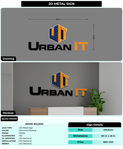CUSTOM MOCKUP SIGN FOR Kevin Wilson