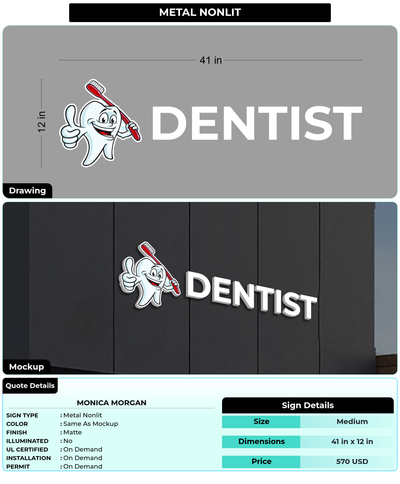 CUSTOM MOCKUP SIGN FOR Monica Morgan