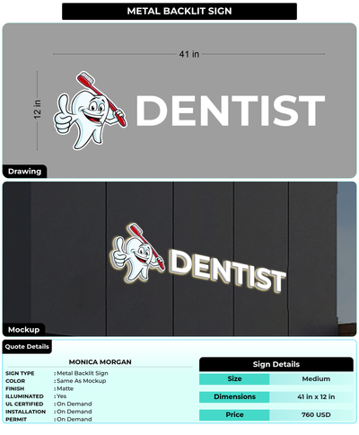 CUSTOM MOCKUP SIGN FOR Monica Morgan