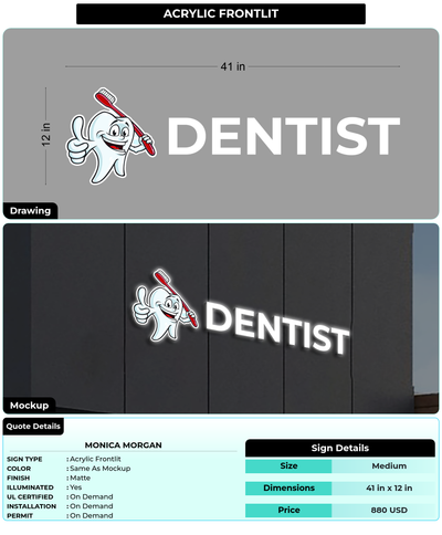 CUSTOM MOCKUP SIGN FOR Monica Morgan