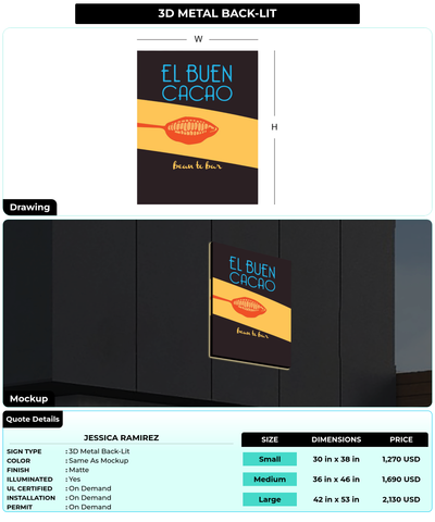 CUSTOM MOCKUP SIGN FOR Jessica Ramirez
