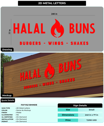 CUSTOM MOCKUP SIGN FOR Fayyaz Bhinde