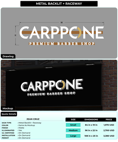 CUSTOM MOCKUP SIGN FOR Jean cruz