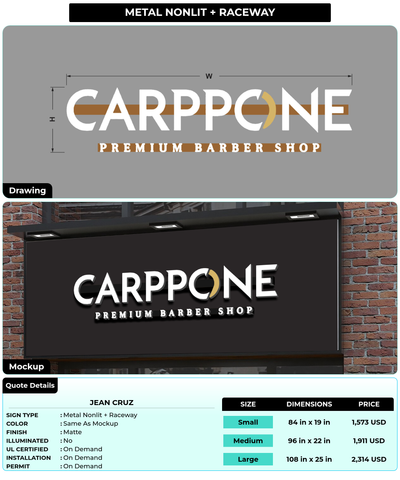 CUSTOM MOCKUP SIGN FOR Jean cruz