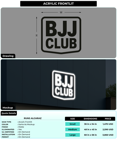 CUSTOM MOCKUP SIGN FOR Runs Alcaraz
