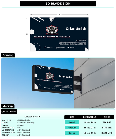CUSTOM MOCKUP SIGN FOR Orlan Smith