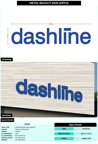 CUSTOM MOCKUP SIGN FOR rivky