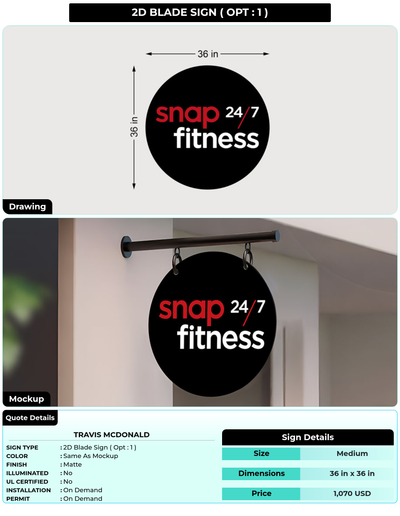 CUSTOM MOCKUP SIGN FOR travis mcdonald