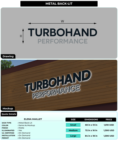 CUSTOM MOCKUP SIGN FOR Elena maillet