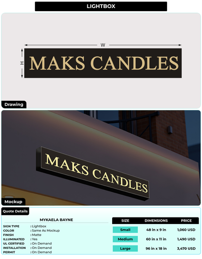 CUSTOM MOCKUP SIGN FOR Mykaela Bayne