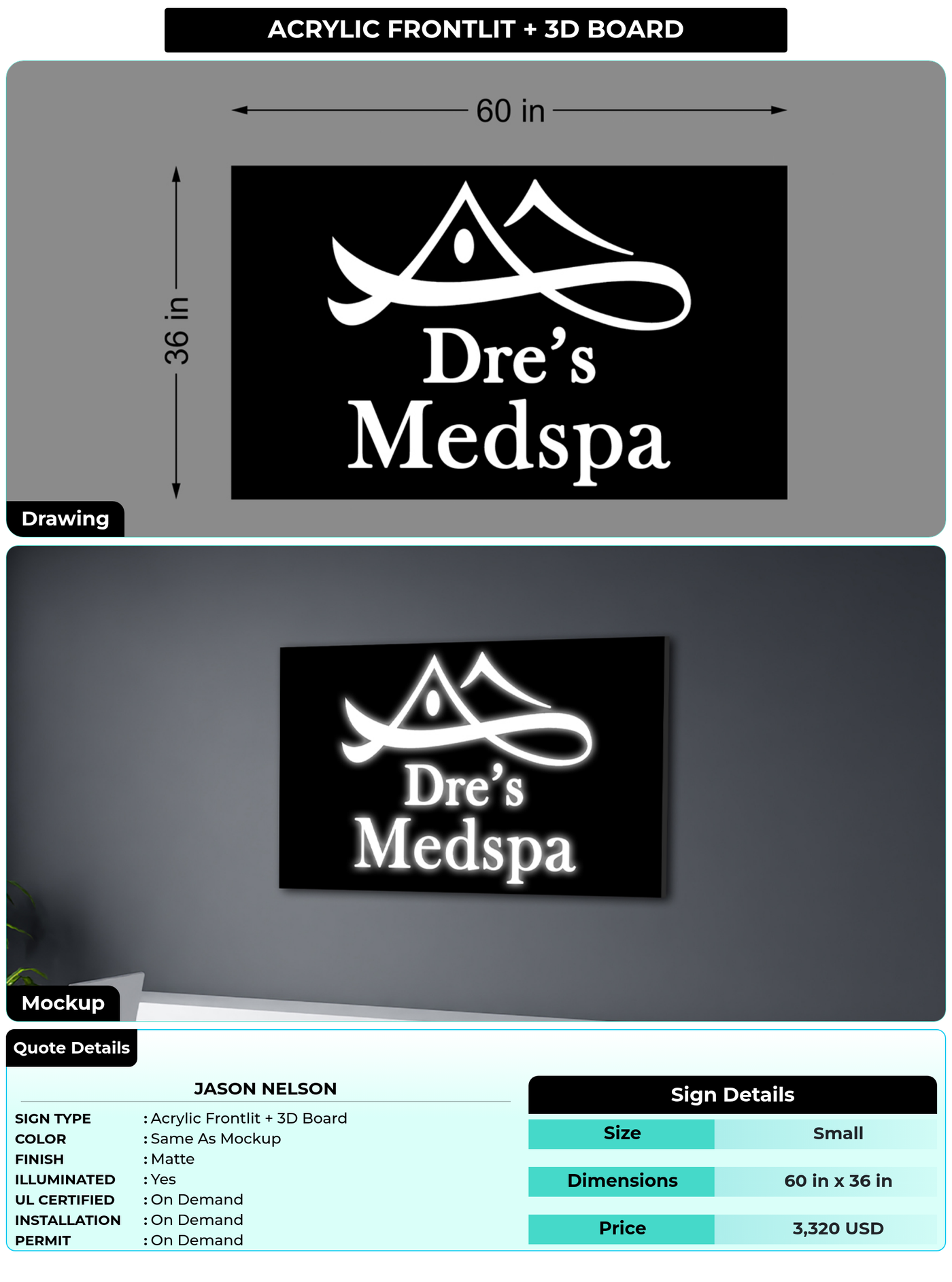 CUSTOM MOCKUP SIGN FOR Jason Nelson