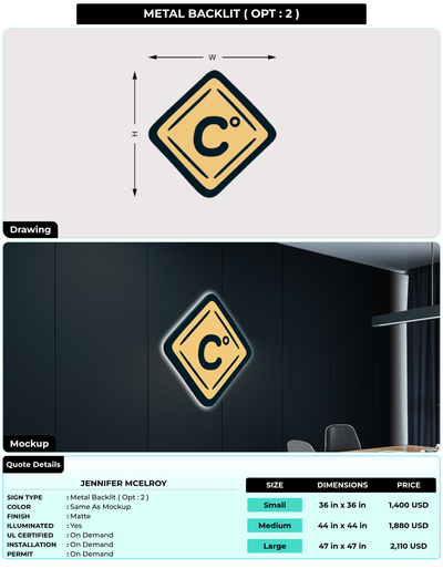CUSTOM MOCKUP SIGN FOR Jennifer McElroy