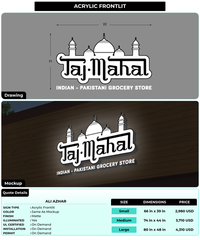 CUSTOM MOCKUP SIGN FOR Ali Azhar