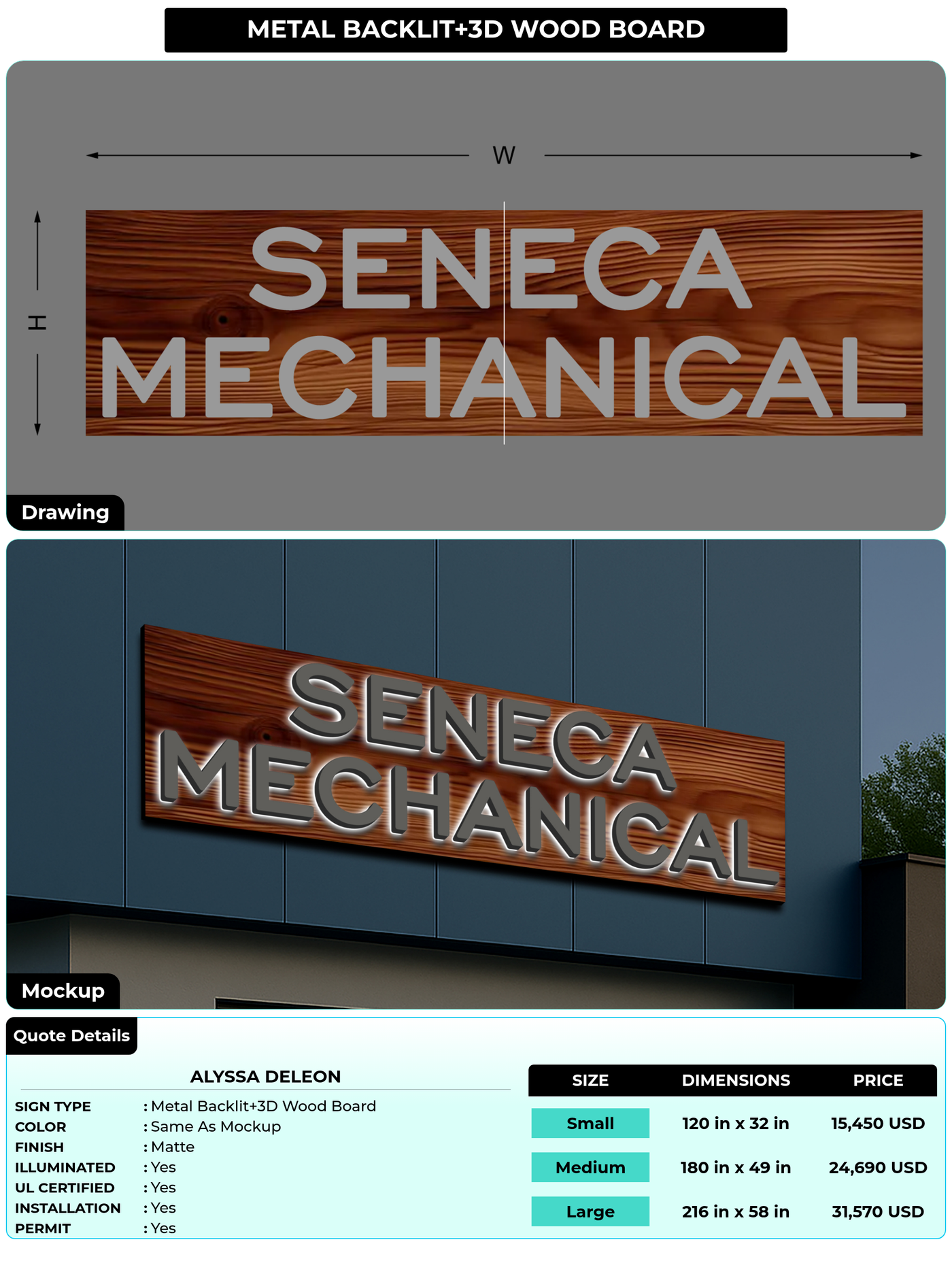 CUSTOM MOCKUP SIGN FOR Alyssa Deleon