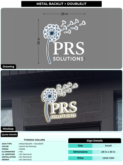 CUSTOM MOCKUP SIGN FOR Tynisha Collins