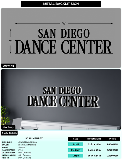 CUSTOM MOCKUP SIGN FOR KJ Humphrey